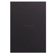 Încarcă imaginea în vizualizatorul Galerie, Rhodiarama caiet notite Maya negru A5 50 file hartie alba velina 120g/mp capsate in partea de sus Paperie.ro 
