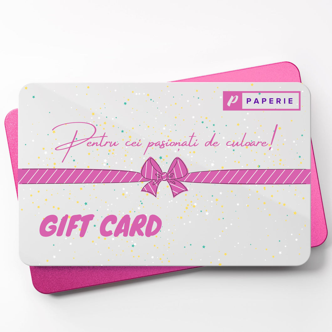 Gift Card Gift Cards Paperie.ro 