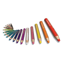 Încarcă imaginea în vizualizatorul Galerie, Creioane colorate Stabilo Woody 3-in-1 18 culori/set+ascutitoare+pensula Creioane colorate Stabilo 
