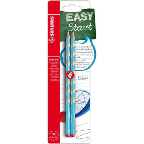 Creioane grafit Stabilo EasyGraph S pt dreptaci 2 buc/set Paperie.ro 